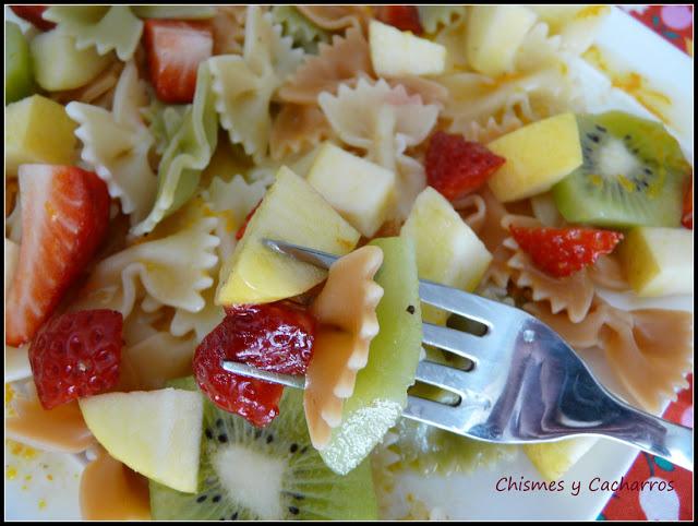Ensalada de Pasta y Fruta Ensalada de Pasta y Fruta