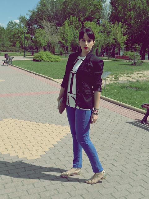 Blazer and cofee Blazer and cofee