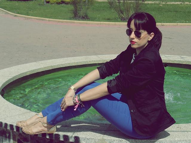 Blazer and cofee Blazer and cofee