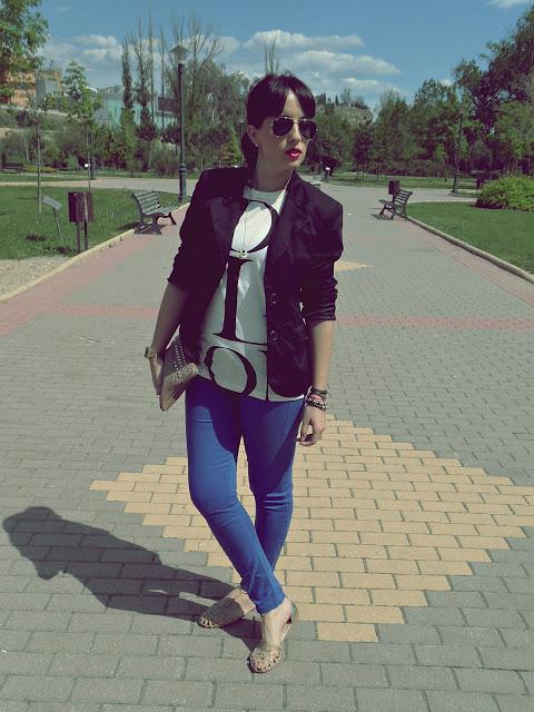 Blazer and cofee Blazer and cofee