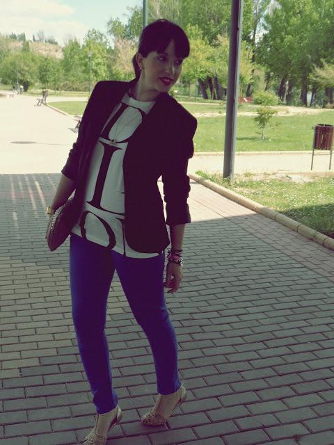 Blazer and cofee Blazer and cofee