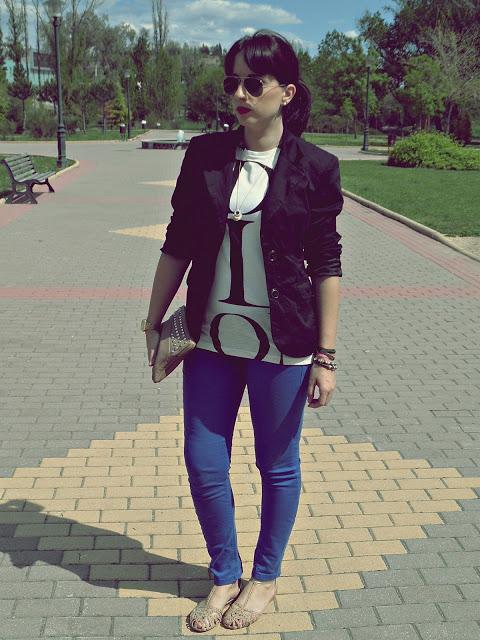 Blazer and cofee Blazer and cofee