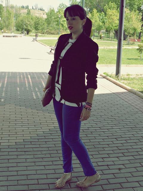 Blazer and cofee Blazer and cofee