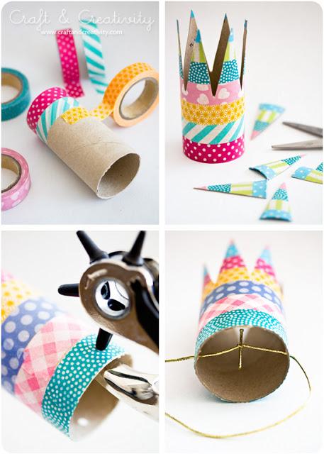 DIY: CORONA CON WASHITAPE DIY: CORONA CON WASHITAPE
