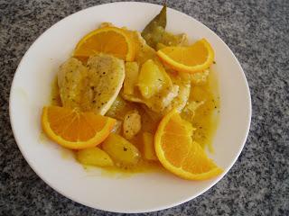 PECHUGAS DE POLLO A LA NARANJA PECHUGAS DE POLLO A LA NARANJA