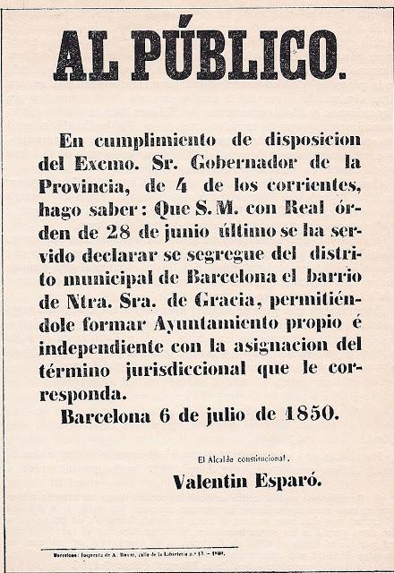 BARCELONA...HISTORIA DE LA CAMPANA DE GRÀCIA...Y EL CEDRO DE LA LIBERTAD EN LA PLAÇA DEL SOL...9-05-2013...