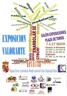 Exposición Valor-Arte en el Salón de Exposiciones de la Plaza de Toros de Almadén