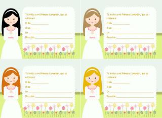 INVITACION PRIMERA COMUNION HECHAS ORDENADOR invitacion primera comunion hechas ordenador: