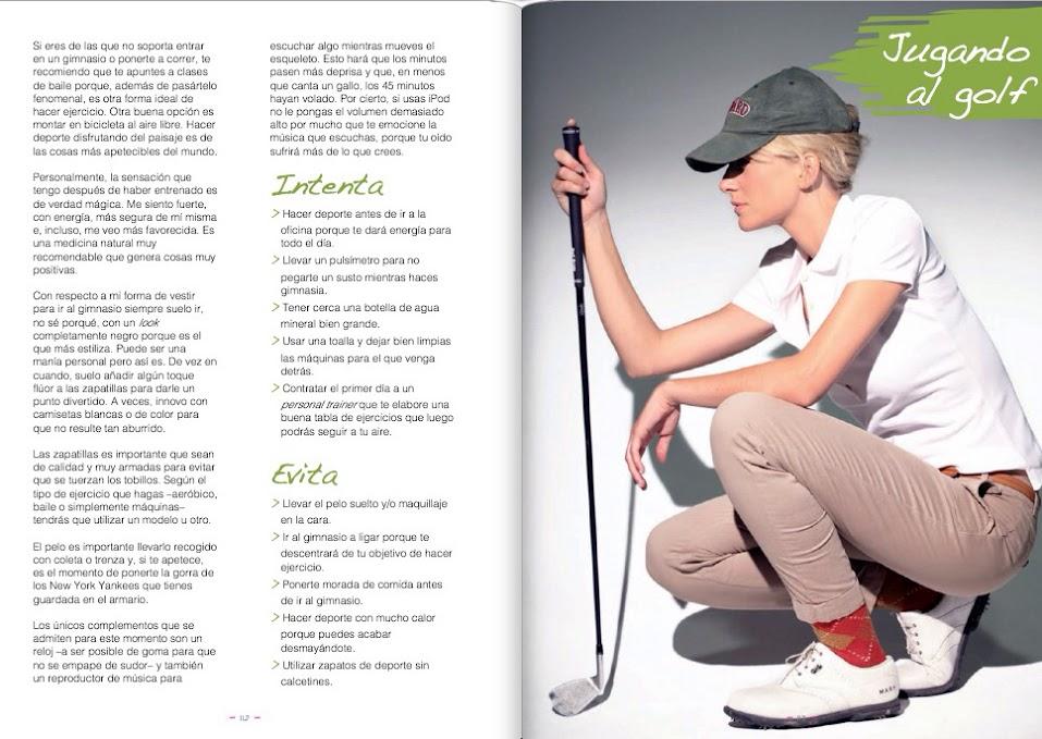 Jugando al Golf Libros de maquillaje, estilo y moda: Vestir con Estilo de María León
