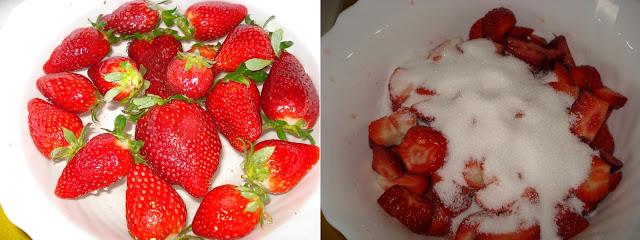 FRESAS CON VINAGRE Y PLÁTANO FRESAS CON VINAGRE Y PLÁTANO