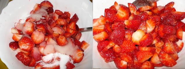 FRESAS CON VINAGRE Y PLÁTANO FRESAS CON VINAGRE Y PLÁTANO