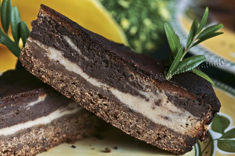 TARTA DE QUESO Y CHOCOLATE MARMOLADA TARTA DE QUESO Y CHOCOLATE MARMOLADA