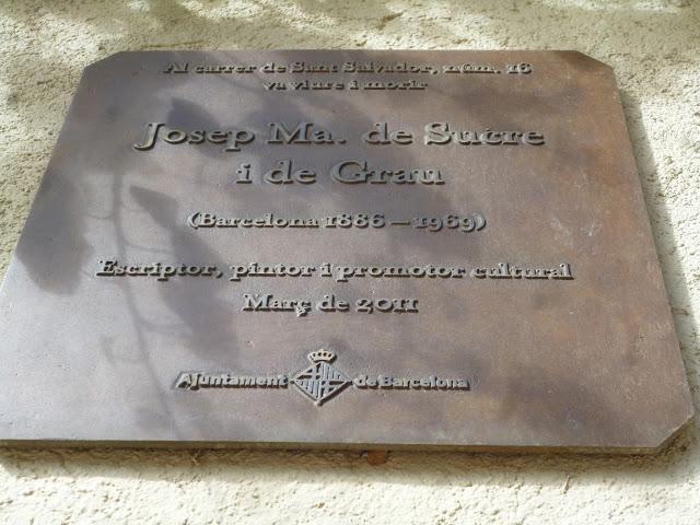 BARCELONA...DE PASEO POR EL PRECIOSO BARRIO DE GRÀCIA...JOSE Mª DE SUCRE I DE GRAU...1886-1969...10-05-2013... BARCELONA...DE PASEO POR EL PRECIOSO BARRIO DE GRÀCIA...JOSE Mª DE SUCRE I DE GRAU...1886-1969...10-05-2013...