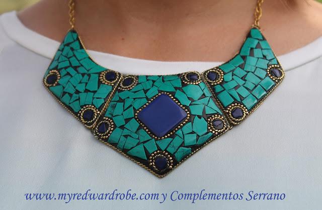 Blanco...aguamarina Blanco...aguamarina