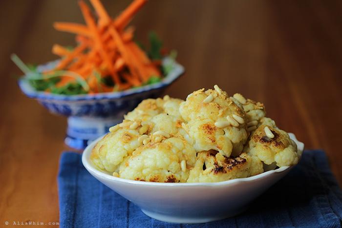 Coliflor al estilo de Polonia (sin lácteos) Polish style coliflower