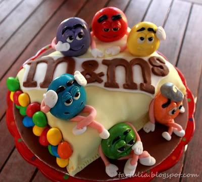 M&M;´s Tarta de cumpleaños