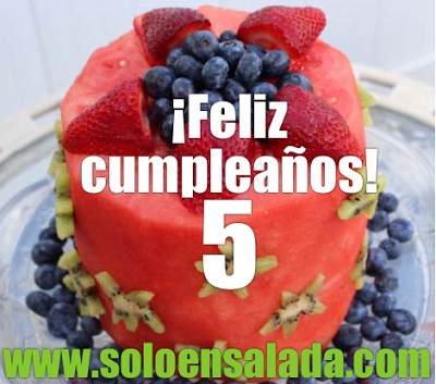 Felices 5 años, Más que solo Ensalada Felices 5 años, Más que solo Ensalada
