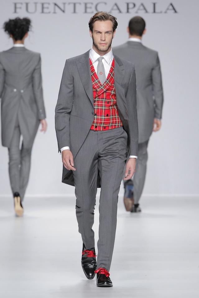 Los trajes de hombre de Fuentecapala en la Pasarela Gaudí Novias Fuentecapala_traje hombre 2014