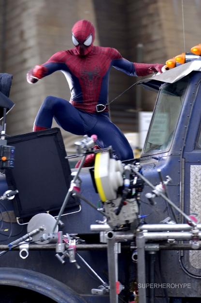 Galería del rodaje de 'The Amazing Spider-Man 2'