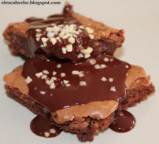 Brownies de almendras con chocolate a la canela Brownies de almendras con chocolate a la canela