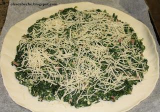 Hojaldre de espinacas con bacon Hojaldre de espinacas con bacon