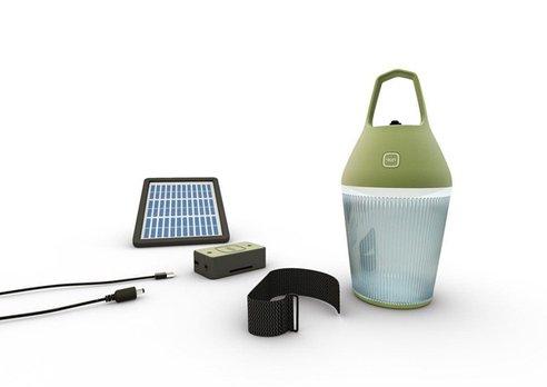 Lámparas Solares Nomad solar lamp green Lámparas Solares Nomad