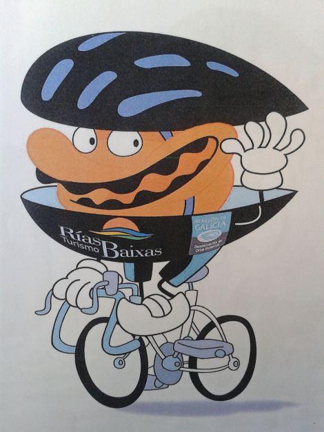 Intoxicación alimentaria con la nueva imagen de la Vuelta Ciclista a España mexi-llon2