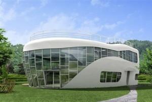 Casa con forma de retrete Las 15 casas más impresionantes del mundo