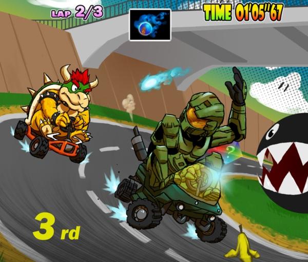 Exclusividad… hasta que la nueva consola los separe jefe-maestro-halo-mario-kart