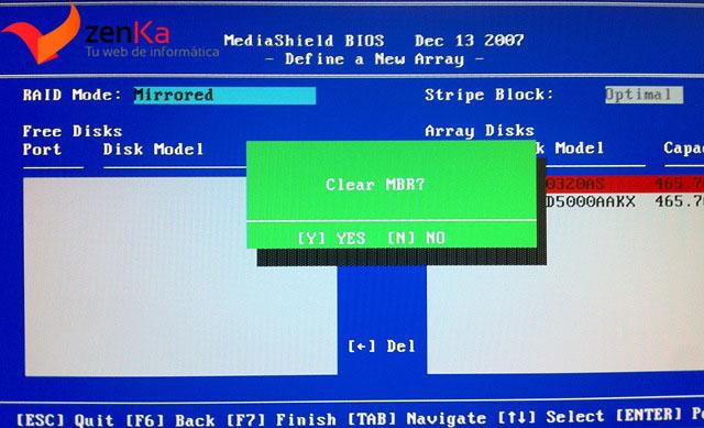 Raid Espejo: Incrementando la Fiabilidad del Sistema