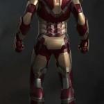 Esculturas digitales de la Mark 42 y Máquina de Guerra para Iron Man 3 Diseño de la Mark 42 para Iron Man 3