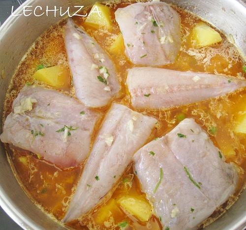 GUISO DE RAPE CON ALMEJAS Y SORTEO CUCHILLOS