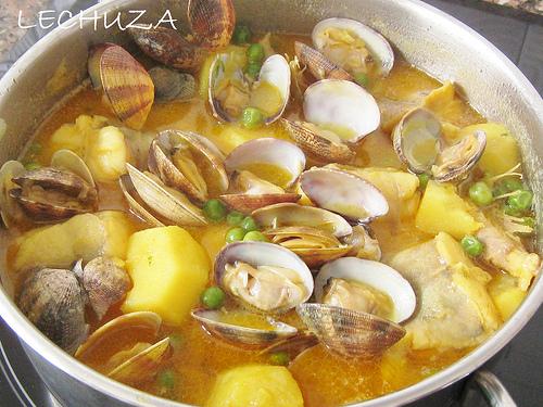 GUISO DE RAPE CON ALMEJAS Y SORTEO CUCHILLOS