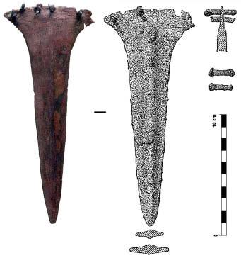 Las alabardas argáricas Alabarda de la tumba 58 del yacimiento de Fuente Álamo