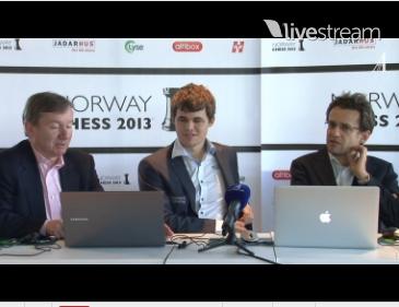 Precalentamiento del Mundial:   El “deseado” Magnus Carlsen  en el Norway Chess 2013 (IX y final)