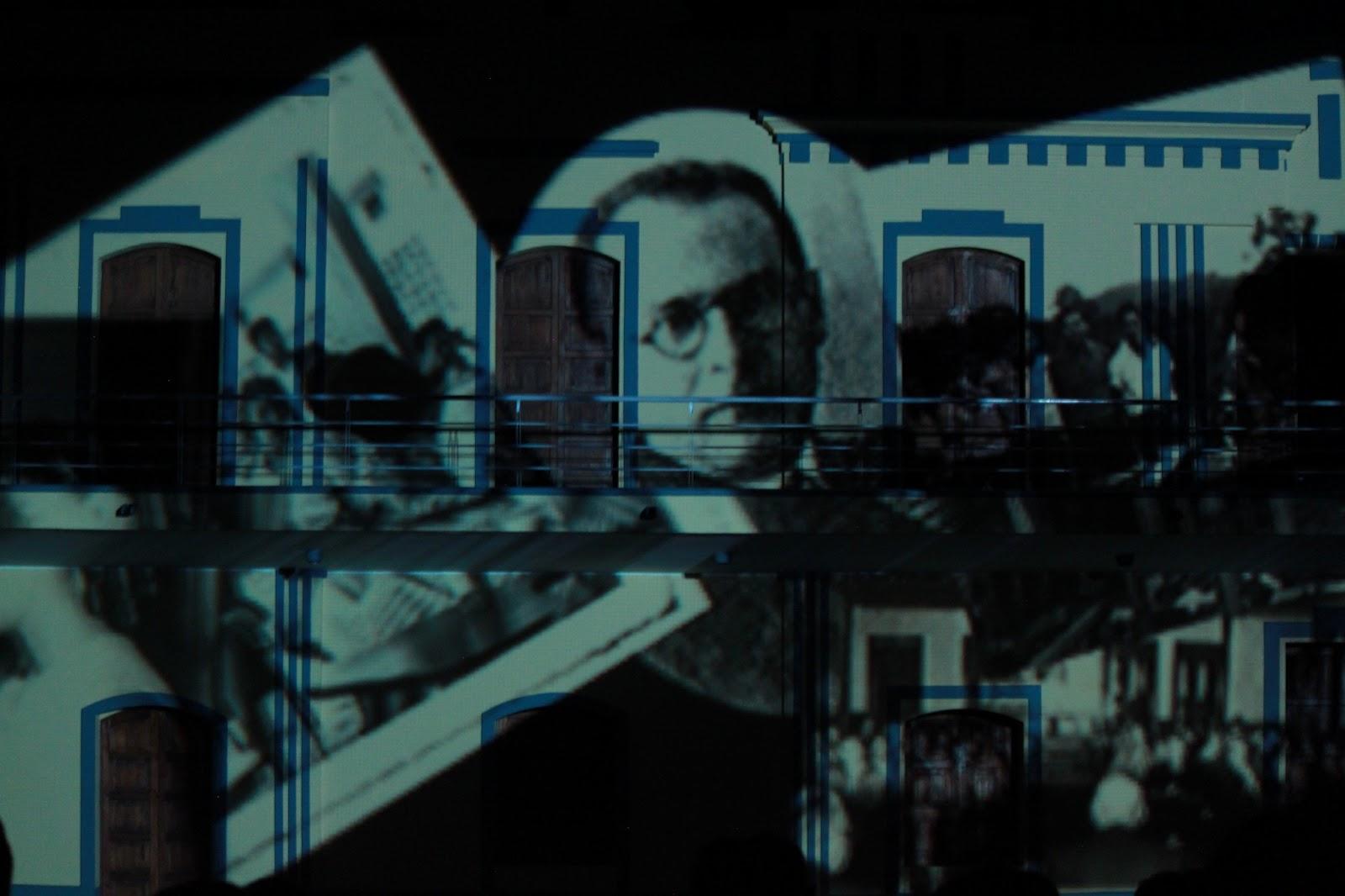 “Estación Memoria, Video-mapping” “Estación Memoria, Video-mapping”