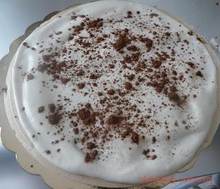 Tarta de Obleas con Crema de Tiramisú, 1º Aniversario de Desafío en la Cocina Tarta de Obleas con Crema de Tiramisú, 1º Aniversario de Desafío en la Cocina