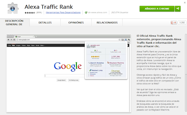 Instalar la Toolbar de Alexa en Google Chrome Instalar la Toolbar de Alexa en Google Chrome