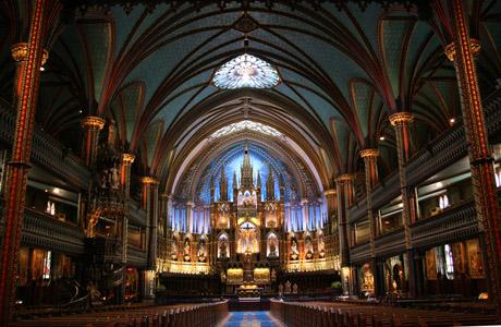 Basílica de Notre-Dame, Montreal, Quebec, Canada