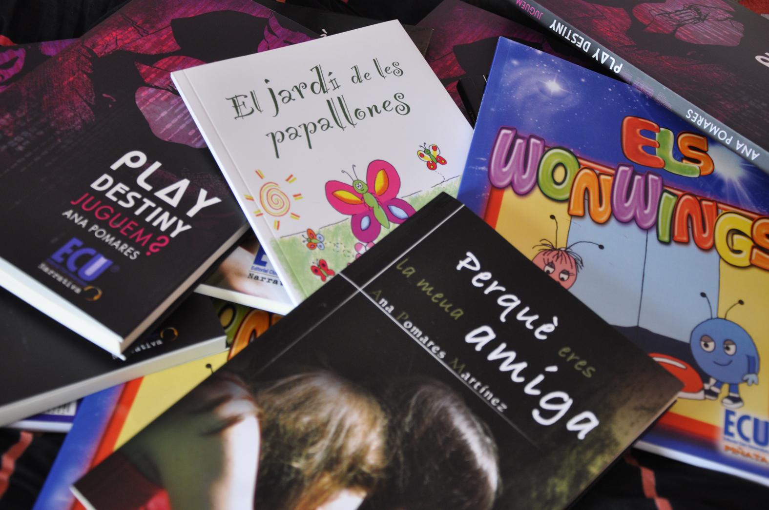 Los libros infantiles y juveniles de Ana Pomares en valenciano