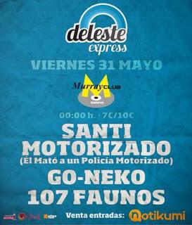 Fiesta Deleste Express: 31 de Mayo en Murray Club (Valencia)
