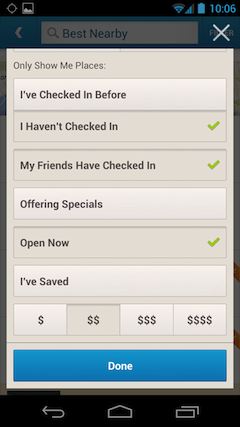Foursquare actualiza sus apps móviles para iOS y Android incorporando la búsqueda específica Android_filters_crop