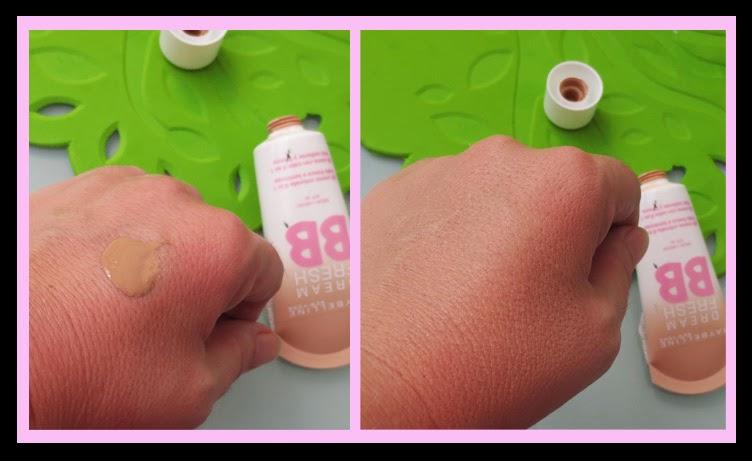 Textura y cobertura de la BB Cream de Maybelline Comparativa de BB Creams: Bobbi Brown, Kiko y Maybelline