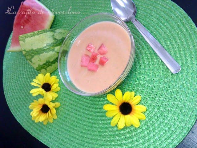 Gazpacho de sandía Gazpacho de sandía