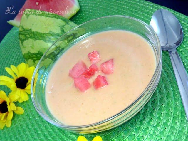 Gazpacho de sandía Gazpacho de sandía