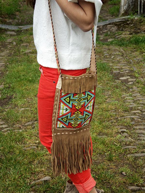 Bolso navajo libe llule bolso flecos