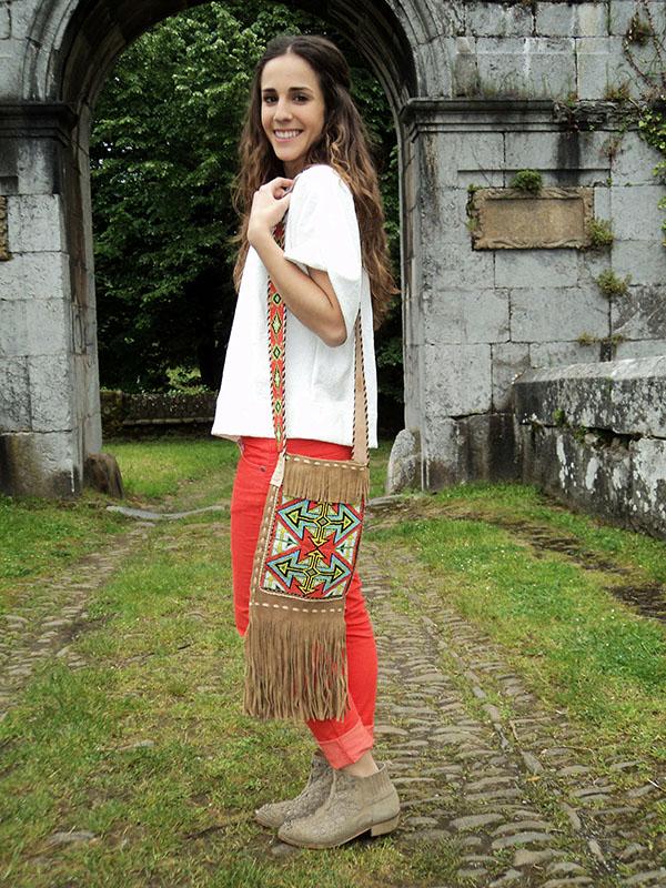 Bolso navajo libe llule orange pants