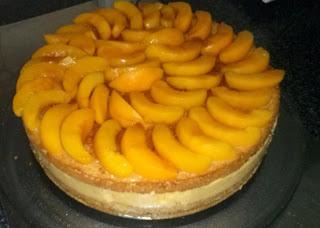 TARTA DE FLAN DE MELOCOTÓN EN ALMÍBAR TARTA DE FLAN DE MELOCOTÓN EN ALMÍBAR