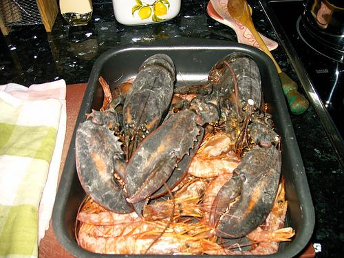 Arroz caldoso con bogavante bogavante