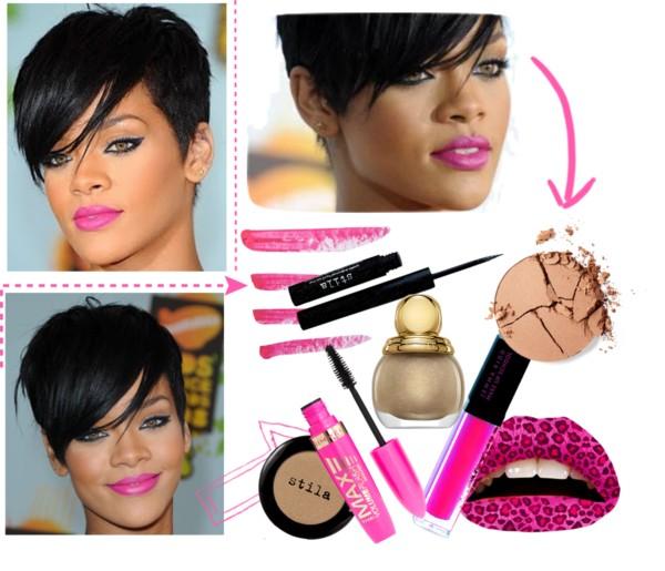 Celebrity Makeup: Rihanna Celebrity Makeup: Rihanna
